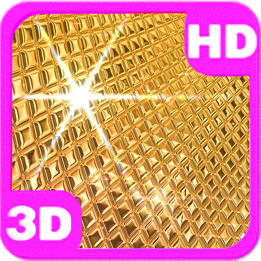 Amazing Golden Disco Ball 3D