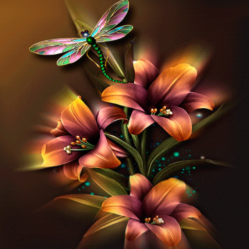 Animated Flowers Live Wallpaper