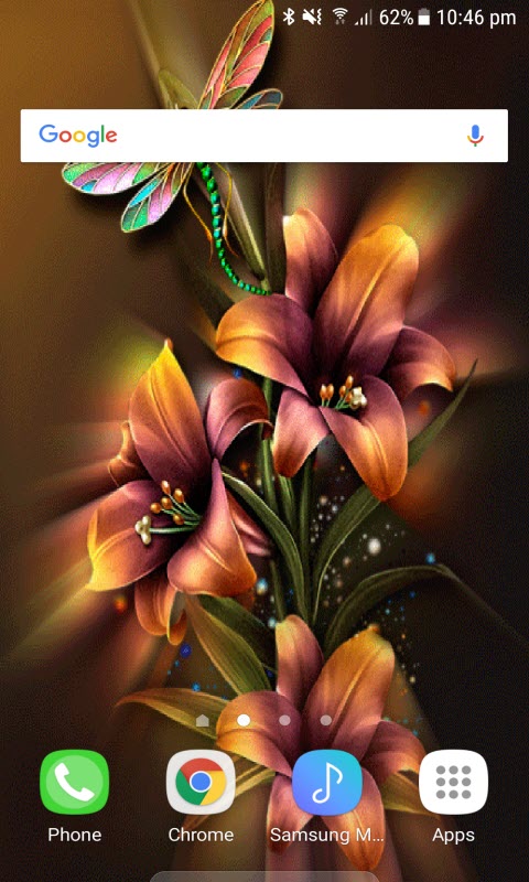 Animated Flowers Live Wallpaper