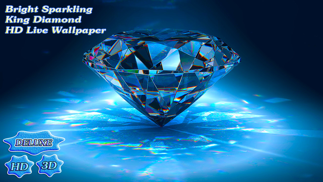 Bright Sparkling King Diamond 3D