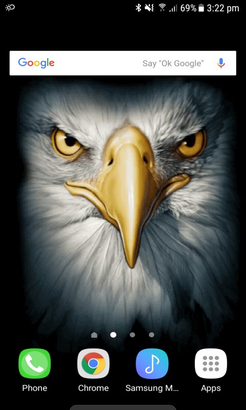 Eagle Face Live Wallpaper