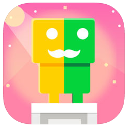 mustache hero - Colorful game