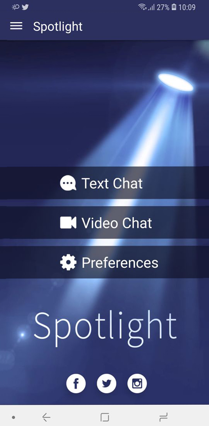 Spotlight - Random Video/Text Chat, Live Meet App