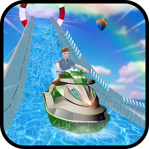 Water Slide Jet Ski Park Racer