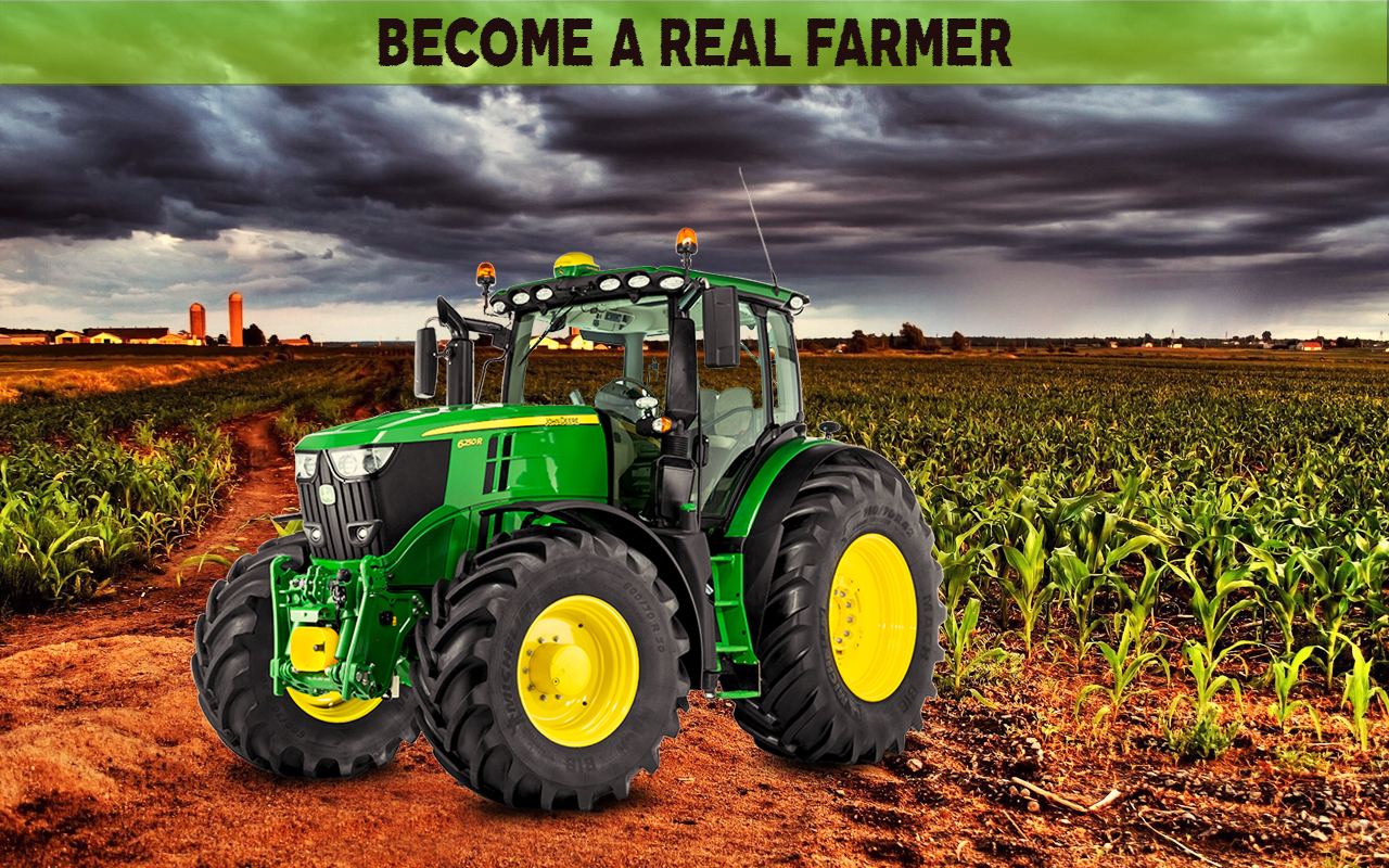 Farming Simulator 19- Real Tractor Farming Game