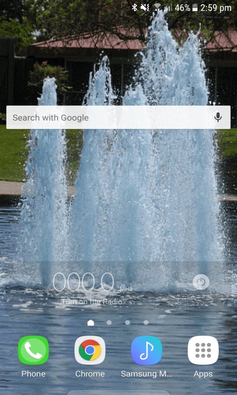 Fountains Live Wallpaper