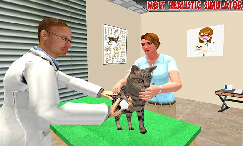 Pet Vet Animal Rescue Hospital Game