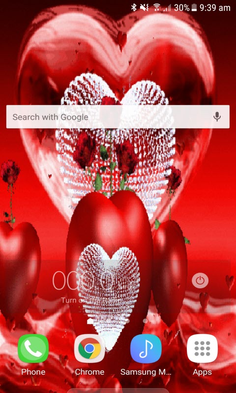 Red Hearts Live Wallpaper
