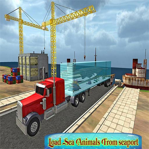 Transport Truck Sea Animals