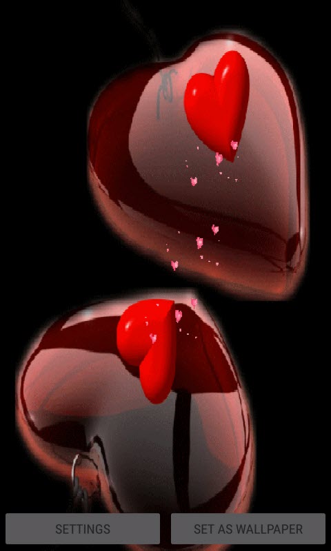 Valentine Red Hearts LWP