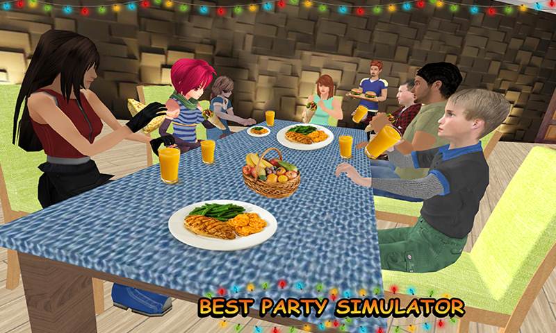 Virtual Happy Family: House Party