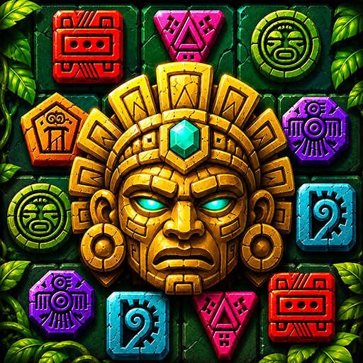Aztec Temple Quest: Match 3 Puzzle Game