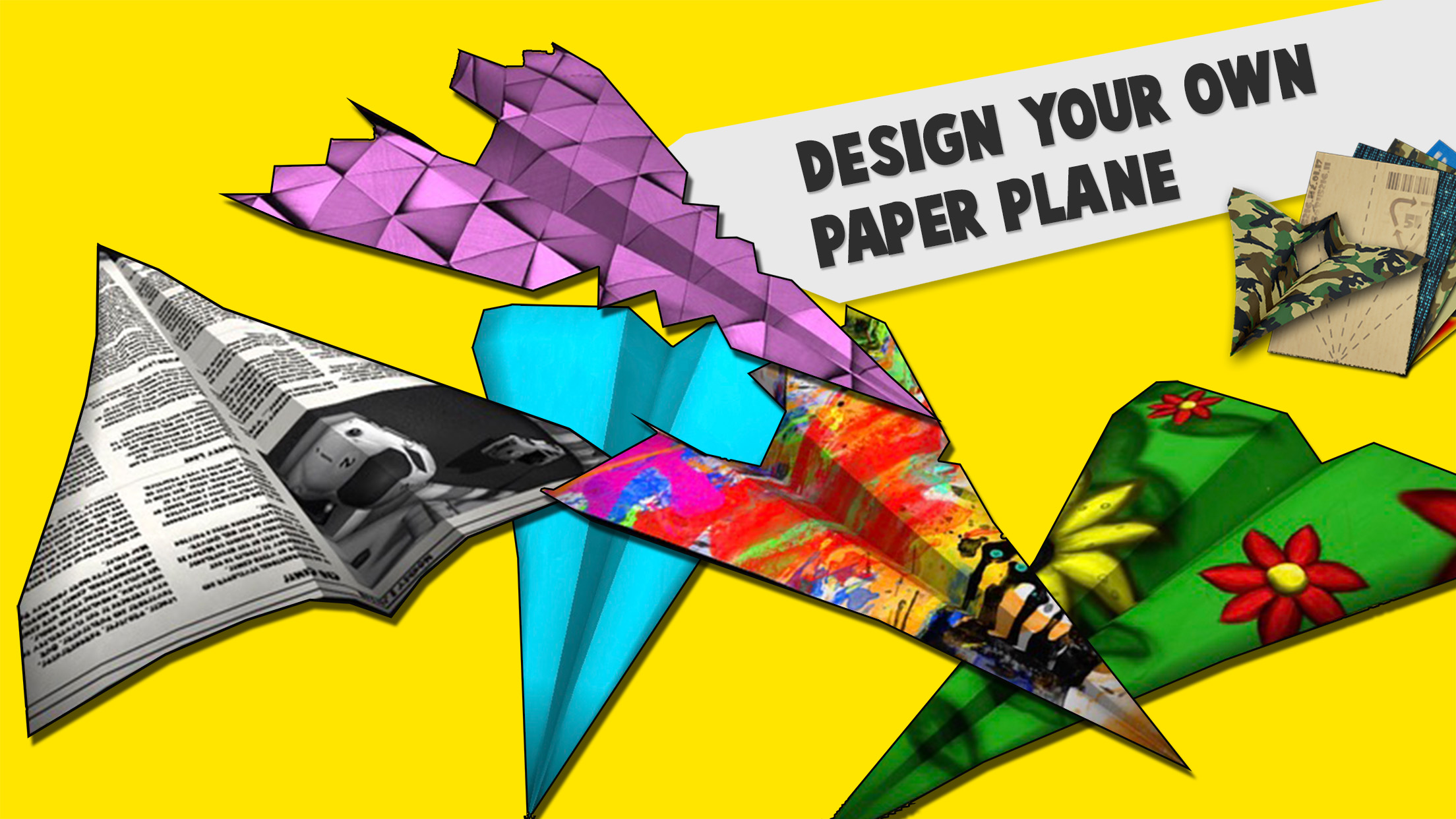 Folded Flyer: Fly Paper Planes