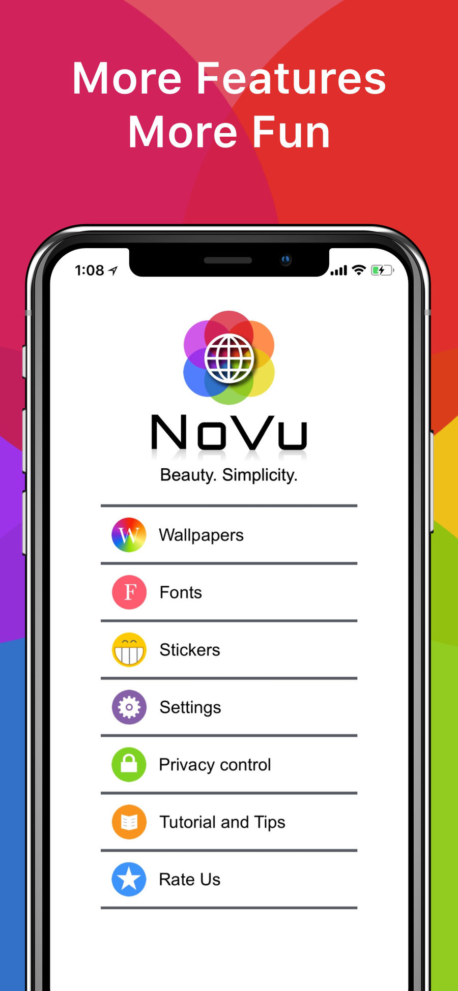 NoVu: GIF Keyboard Background