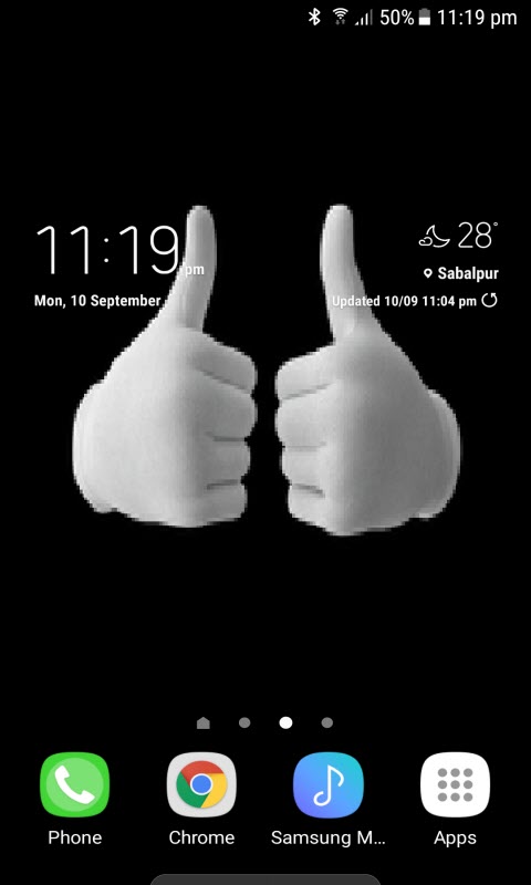 Thumbs Up Live Wallpaper