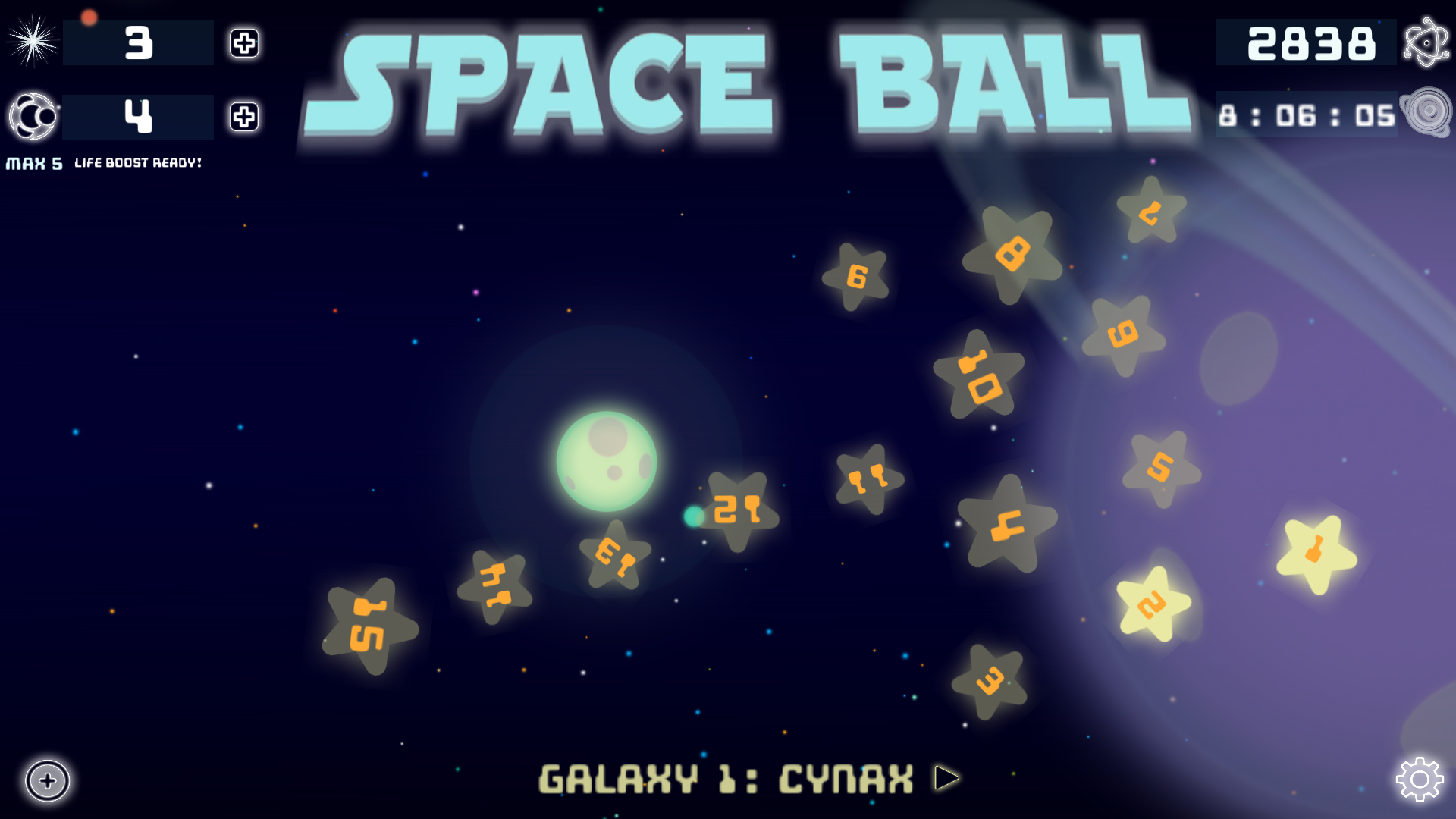A Star is Born - 2D Arcade Space Ball Game