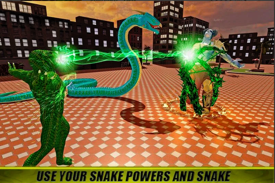 Anaconda Snake Hero City Battle Survival