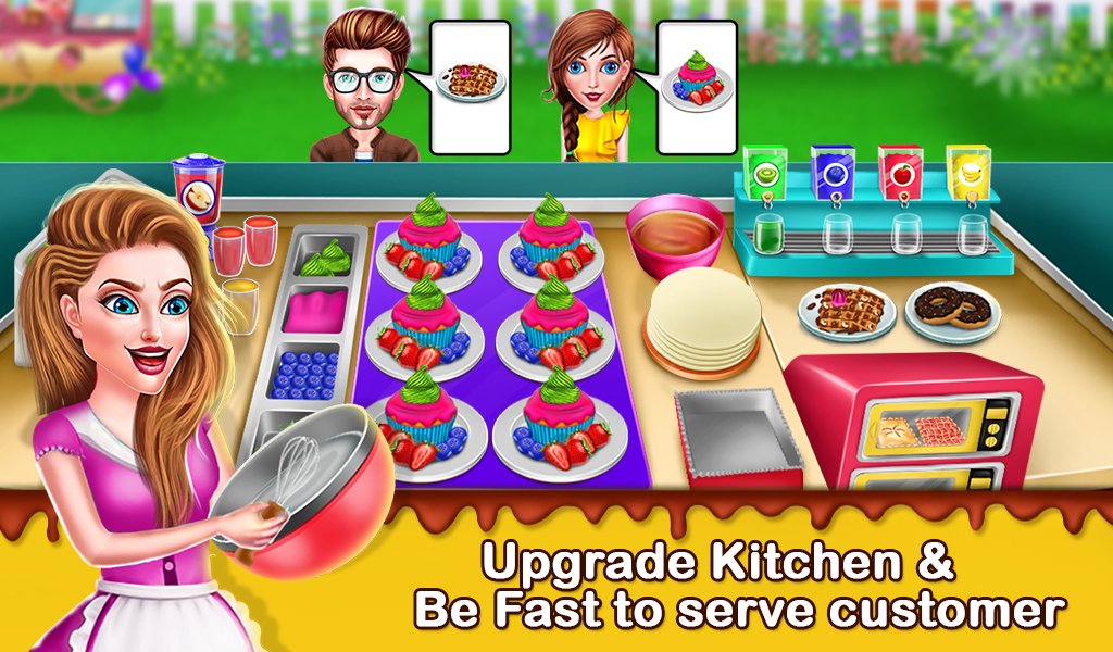 Cake Shop Great Pastries & Waffles cooking Game