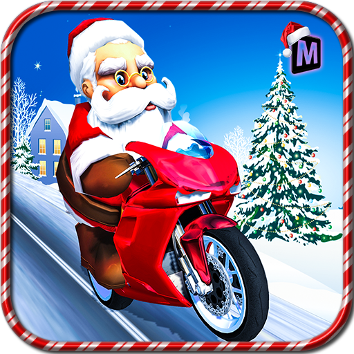 Crazy Santa Moto Gift Delivery