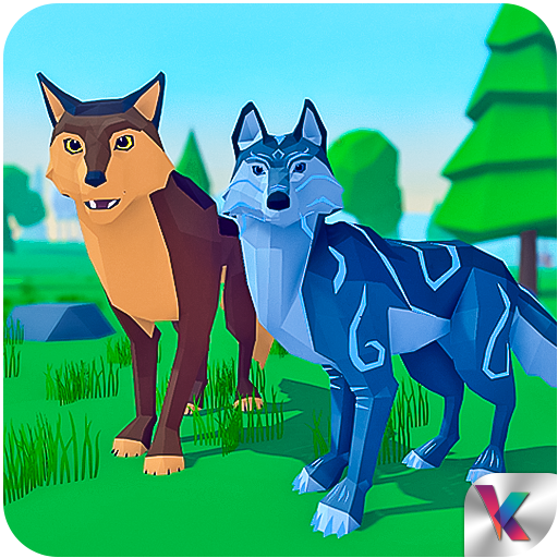 Wild Wolf Family Simulator 3D