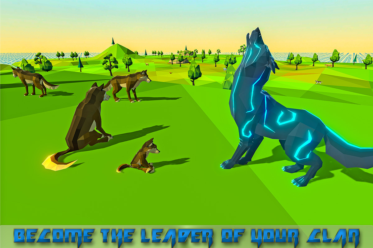Wild Wolf Family Simulator 3D