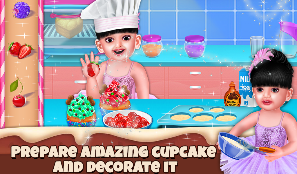 Baby Aadhya Birthday Cake Maker Cooking Game