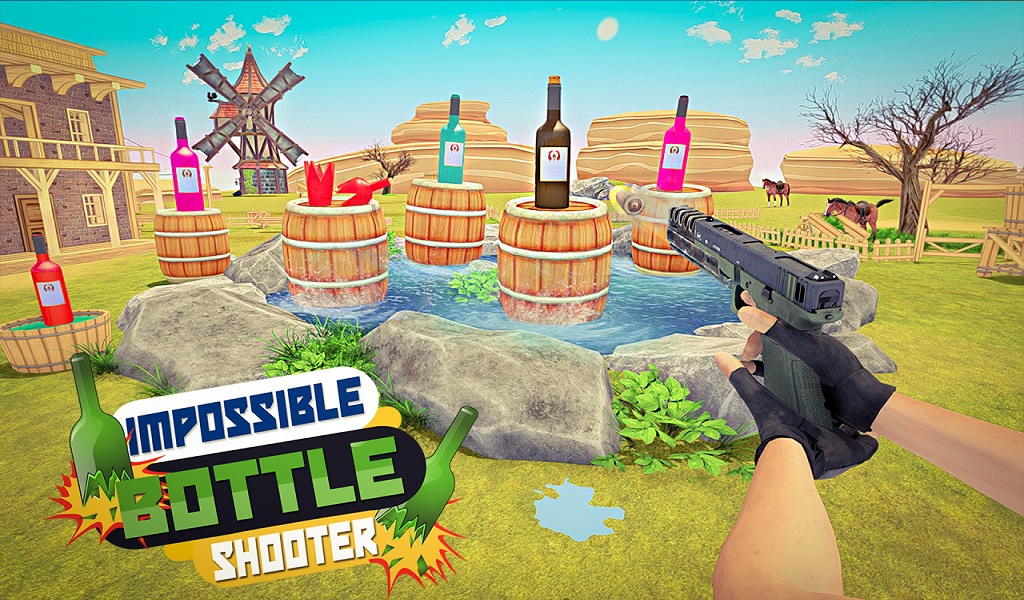 Real Master Bottle Shooter Expert - Bottle Shoot Game