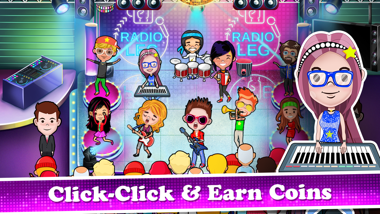 Christmas Band Party Clicker Pop Star Dance Game