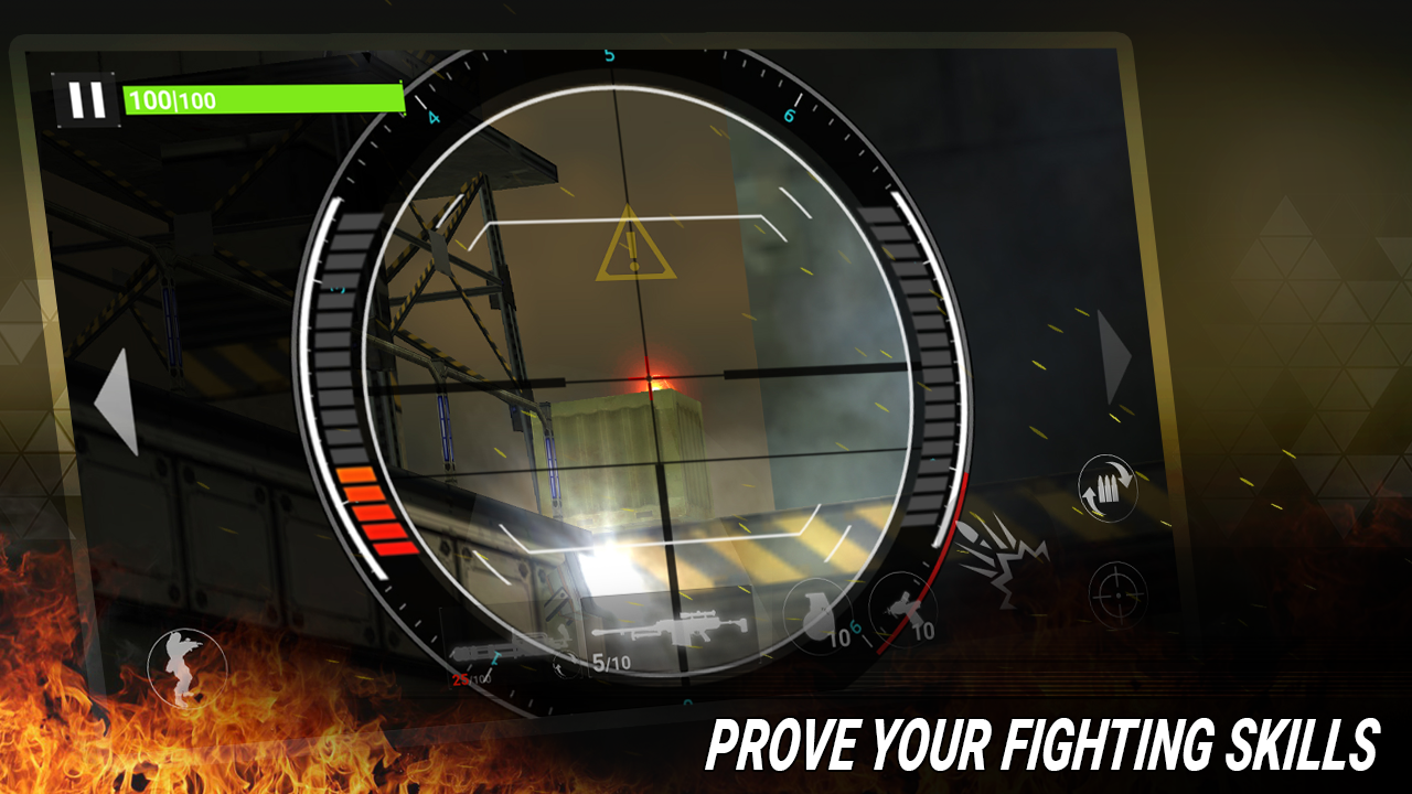 Fire Sniper Combat: FPS 3D Shooting Game