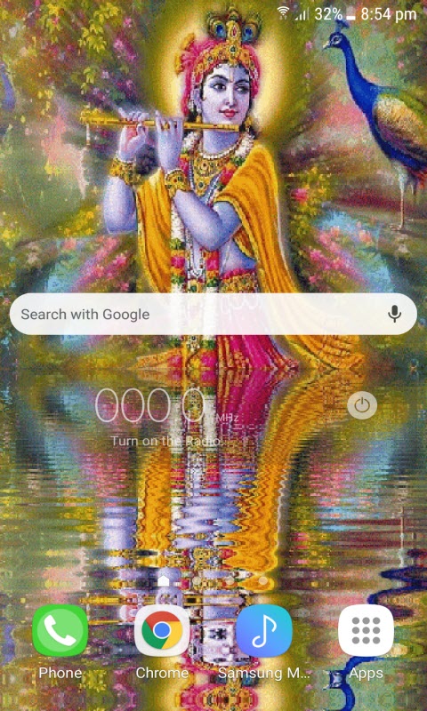 Krishna Reflection Live Wallpaper