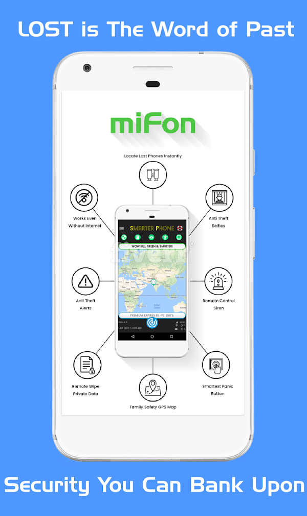 miFon - Phone Anti Theft & Personal Security Suite