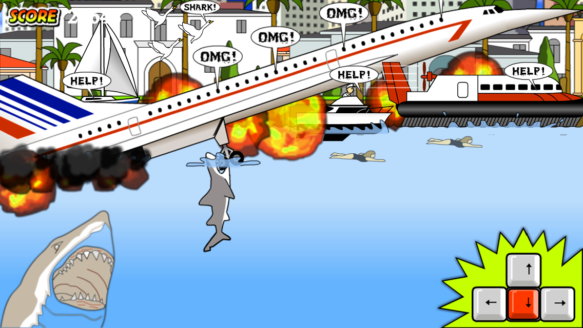 MIAMI SHARK GAME Flash Game Video 