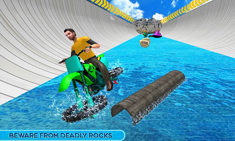 Aqua Bike Stunts: Water Impossible Ramps