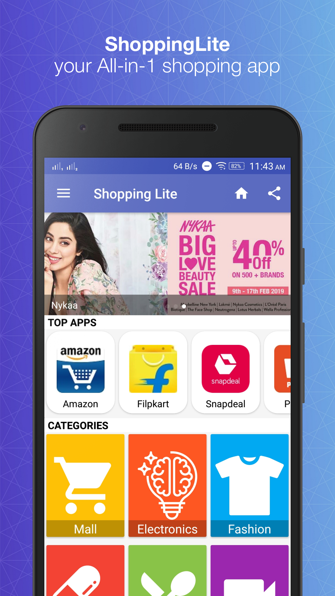 Shopping Lite- All in One Shopping App