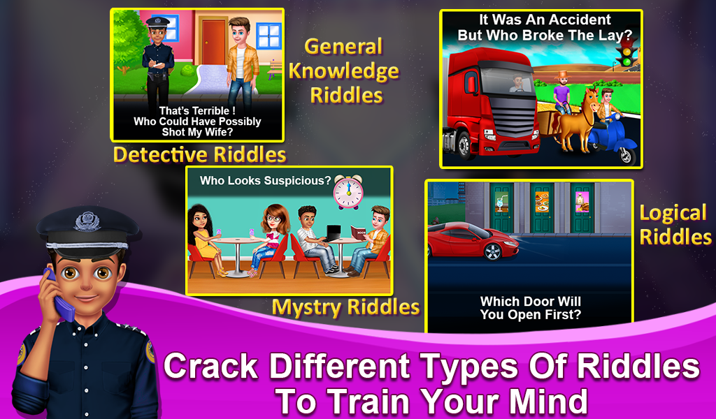 Who Is Thief & Killer Mystery Riddles: Brain Games