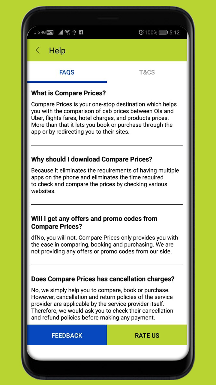 Compare Prices App