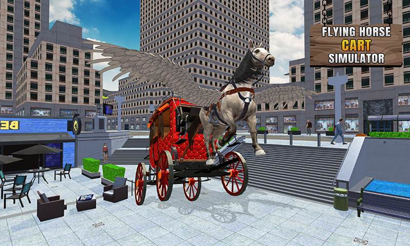 Flying Horse Taxi City Transport