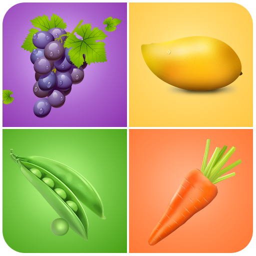Fruits and vegetables for kids - learn fast & free