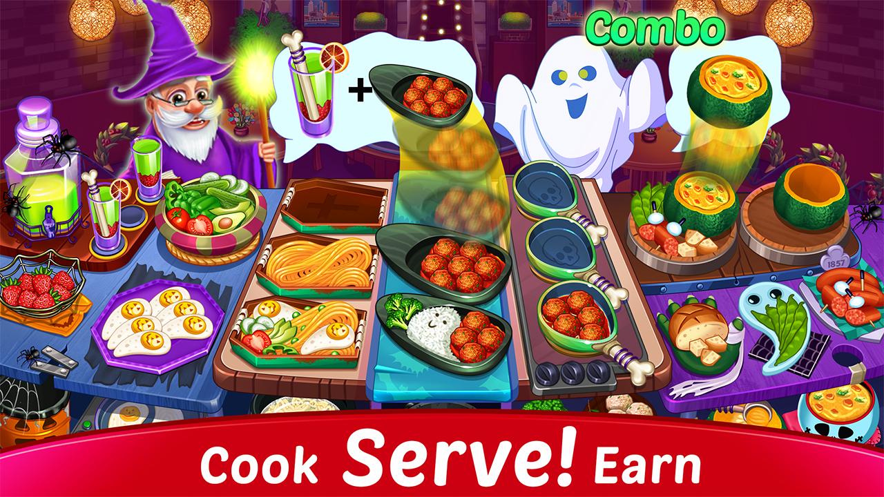 Halloween Cooking : New Restaurant & Cooking Games