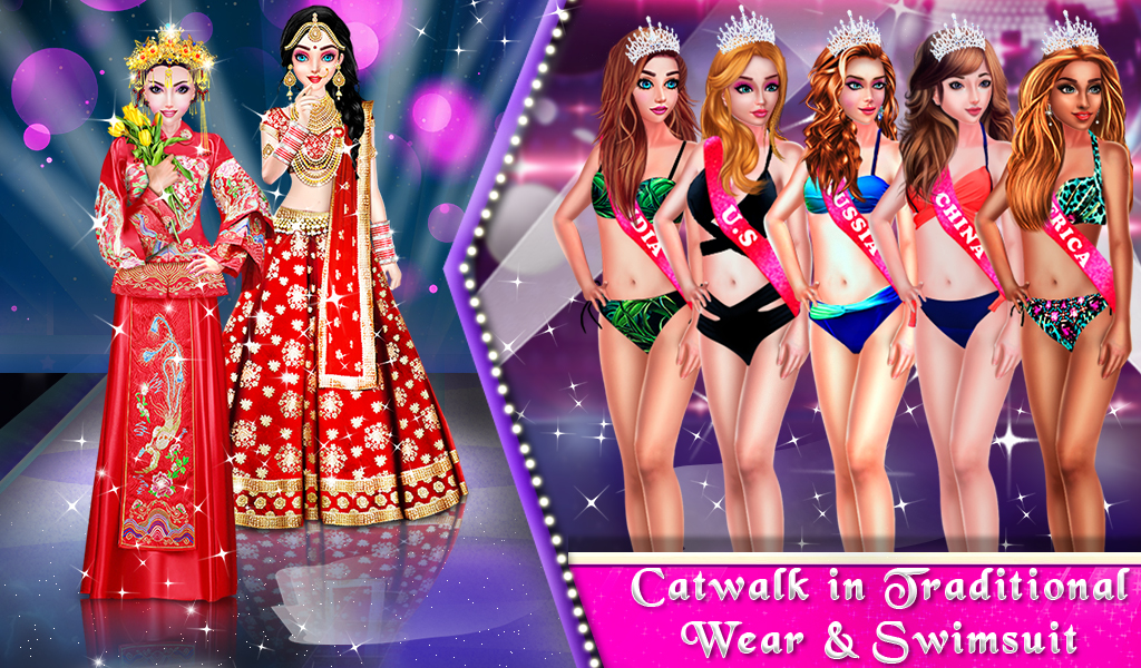 Live Miss world Beauty Pageant Girls Games