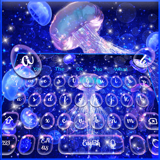 Lucid Neon Jellyfish Keyboard Theme