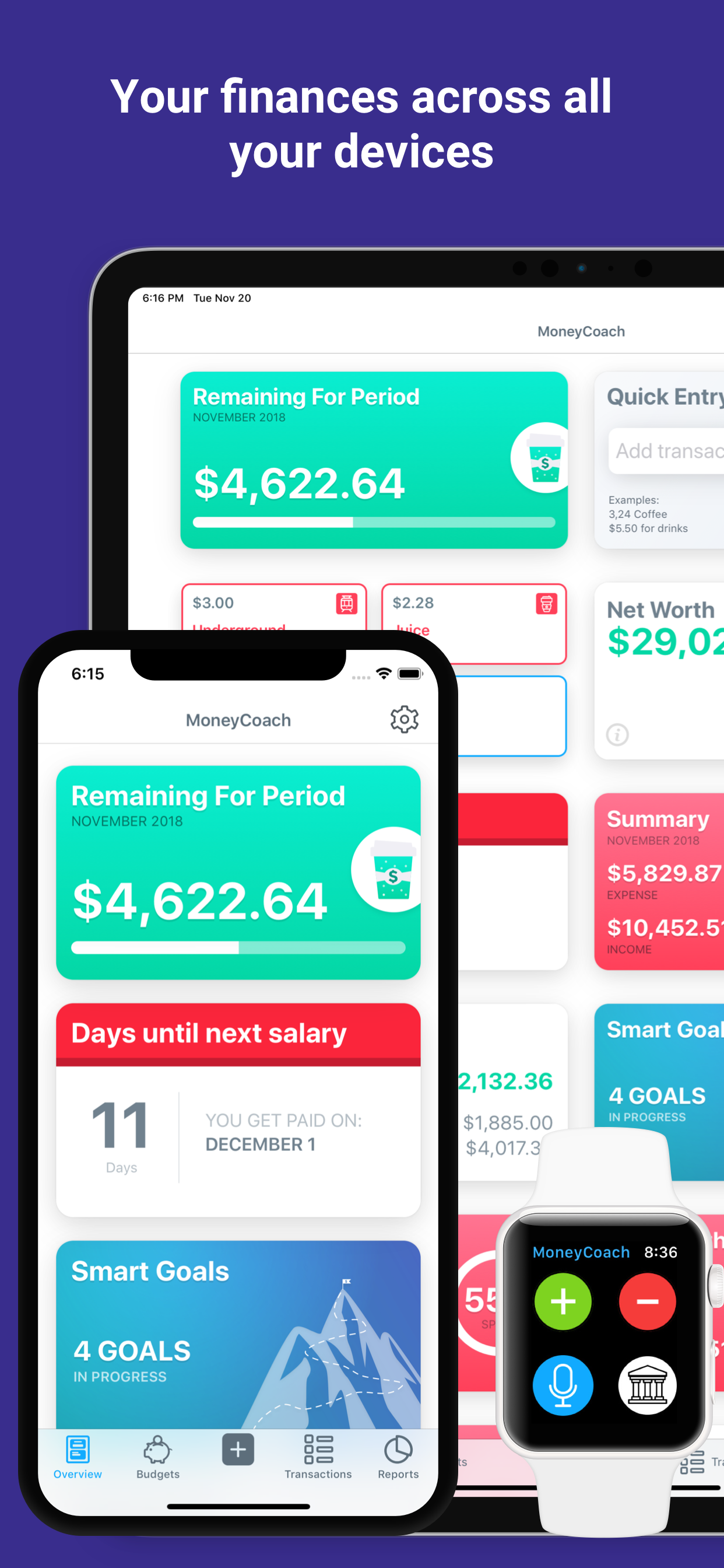 MoneyCoach - Budget & Expenses