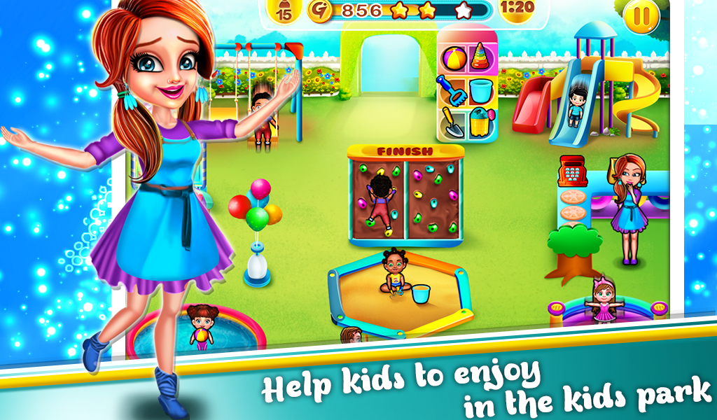 Pregnant mom & Baby DayCare Center Management game