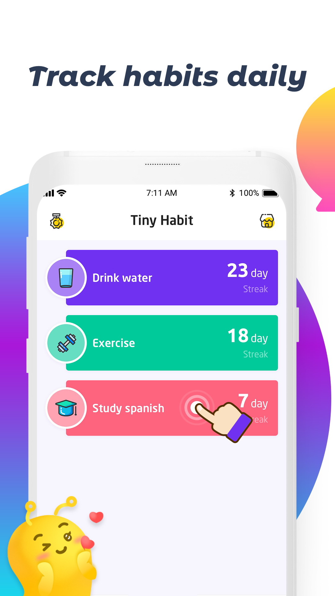 Tiny Habit - cute habit tracker