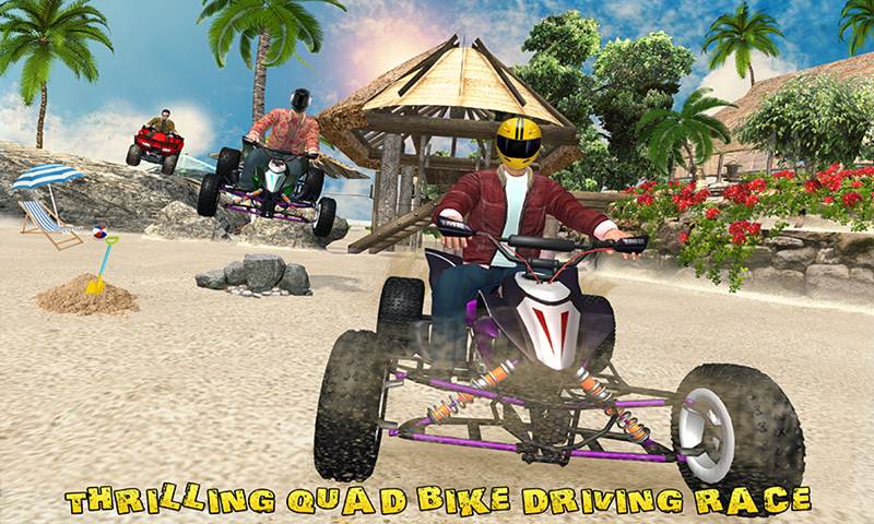 ATV Beach Quad Bike Racing Mania:Motorcycle Stunts