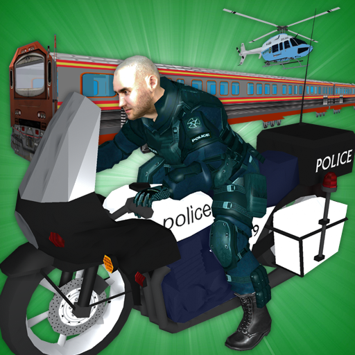 Super Police Hero Gangster Chase Train