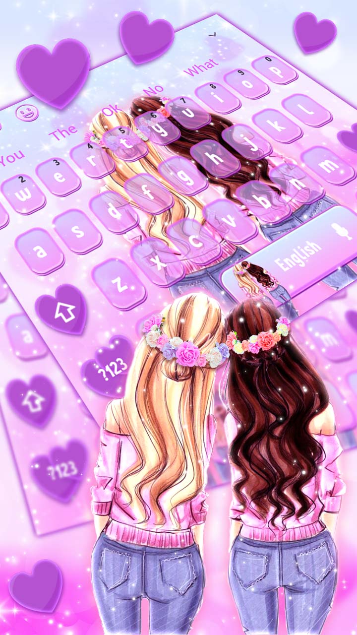 BFF Girls Keyboard Theme