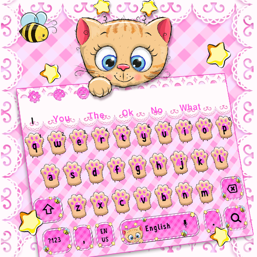 Kawaii Kitty Cute Cat Keyboard Theme