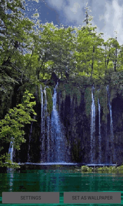 Nature Jungle Waterfall LWP