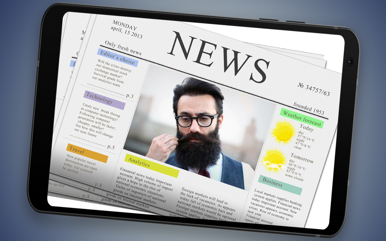 News Paper Photo Editor Free Newspaper Photoframe